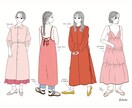 髪型や服装にこだわったイラスト描きます 挿絵やアイコンなど幅広い用途で使用いただけます！ イメージ2