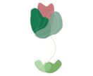 ロゴ・名刺・カードなどに使えるイラスト描きます 世界に1つしかない花のイラストを様々な用途で！！ イメージ3