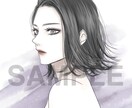 綺麗めイラストでご希望のアイコンお描きします TwitterやYouTube等のアイコン制作します！ イメージ7