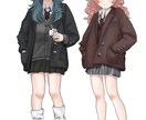 誰もが目を引く絵を描きます 華やかで躍動感のあるイラストを描きます！ イメージ3