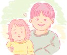 赤ちゃんやペットなど大切な家族のイラスト描きます 大切な家族や友人へのプレゼントへ イメージ3