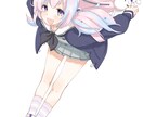 人の目を惹くキャラクターイラストを描きます あなたの希望の構図を叶えます。 イメージ2