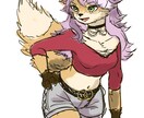 SNSアイコン/TRPGで使えるイラスト承ります 天使や獣人等を可愛いタッチで描きます！ミニキャラも可 イメージ7