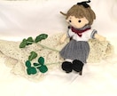 オーダーメイドデザイン着せ替え編みぐるみ製作します 制服からドレスまで！幅広くお受けします。 イメージ6