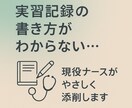 実習に悩む看護学生さん！現役看護師が記録添削します 実習記録の悩み、現役ナースがていねいにアドバイスします イメージ1