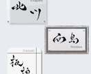 デジタル筆文字でお名前書きます 商用OK！名刺や表札などに！Aiデータ込みです イメージ3