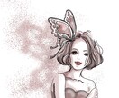 おしゃれな女の子描きます 挿絵、アイコンにいかがでしょう イメージ1