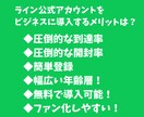 LINE公式アカウント構築します 使い方＆構築、各種メッセージ＆リッチメニューも作成します。 イメージ3