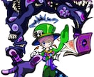 あなたのオリジナルキャラクターの立ち絵を制作します 太めの線画とシンプルな彩色のイラストです！ イメージ4