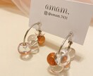 新作ハンドメイドアクセサリーを制作致します カラーシリーズの登場♡ オレンジ♡ イメージ4