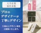 パッケージのプロが作成いたします 限定価格！事務所設立に伴いSALE中！ イメージ1