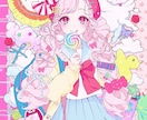 MVイラスト・記念イラスト・グッズ・一枚絵描きます ガーリーでPOPなイラストならお任せください！ イメージ4