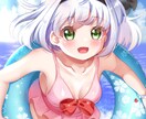 それぞれの用途に合わせたイラスト描きます SNSアイコンから歌ってみた画像、キャラデザ等多彩に出来ます イメージ3