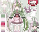 デザインからモデリングまでVtuber制作します 簡易的なモデリングのみもOK！予算に合わせられます イメージ1