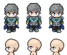 自作ゲーム用の歩行グラフィック描きます ドット絵の歩行グラフィック、キャラグラが必要な時に イメージ3