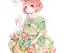 色鉛筆ふわっとしたイラストやアイコンを描きます アイコンや挿絵などふわっとはなやかにしたい方にオススメ！ イメージ2