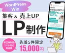 低価格・高品質でランディングページ作ります コンセプトを明確にし訴求力を高め、見やすいデザインをご提供 イメージ1