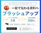 一目で伝わるパワポ資料にブラッシュUPいたします 文字だらけの資料を今よりも見やすく伝わりやすくしませんか？ イメージ1