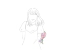 翌日納品可能◎優しい線画イラストお描きします プロフィール画像、挿絵、HP素材等オリジナルでおしゃれに イメージ5