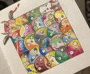 本人のアイコンやインテリアなど幅広く使用出来ます 水彩色鉛筆で描いた完全オリジナルの絵です。 イメージ5