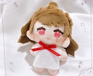 手のひらサイズ♡ミニサイズのぬいぐるみを作成します オリジナルのキャラクターをぬいにします！コテキャなど♪ イメージ2