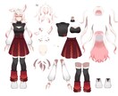 Live2Ⅾ用イラスト描きます Vtuberになりたい方へ！Live2用立ち絵描きます！ イメージ4