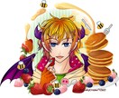 ポップで賑やかなキャラクターイラストを描きます ポップでごちゃっと賑やかなイラストが好きな方に イメージ2