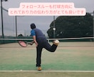 テニスフォームを徹底分析・改善します 17年指導経験×論理的分析で上達をサポート!! イメージ5