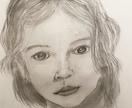 似顔絵やお好みの写真を鉛筆画で仕上げます 模写鉛筆画で独特の雰囲気をお届けします イメージ3
