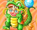 要望にそったイラストをお描きします アイコンや挿絵、創作のキャラクターなどイラストをお描きします イメージ4