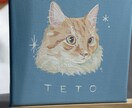 大切な愛猫を、アクリル絵の具で丁寧に描きます インテリアやプレゼントにぴったりです♡【送料無料】 イメージ1