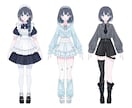 キャラデザイン、立ち絵描きます 配信、グッズ用などキャラデから立ち絵まで制作します イメージ5