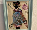 布と押し花の融合アートをつくります 布と押し花を使ってあなただけのオリジナル作品 イメージ1