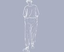 ラフでおしゃれな♡シンプルな線画イラスト作成します LINEやSNSに★世界でただ一枚のオリジナル イメージ2