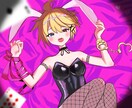 かわいく目を引く人物イラスト描きます SNS（Youtbe、X、グッズ）様々な用途でお使いください イメージ4