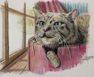 リアルなペットの似顔絵描きます オリジナルのプレゼントを一緒に作りましょう。 イメージ1