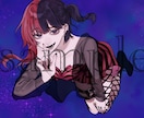 アイコン・ヘッダー・サムネ・一枚絵を描きます 綺麗めで耽美なイラストを得意としています。 イメージ5