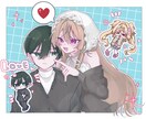 イラストを制作します 夢絵、オリジナルキャラ、ペアイラスト大歓迎！ イメージ3