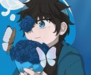 スマホの壁紙やアイコンが欲しい方、描きます あなたのオリジナルキャラクターを、夢幻的な空間で輝かせます。 イメージ2