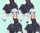 完成品！女の子の一点ものの立ち絵販売いたします オリジナルショートカットの女の子。IRIAM動作確認済み イメージ3