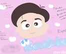 特徴を掴んだポップな似顔絵を特殊文字入りで描きます 他とは違う私だけのイラストフォント！自由なオーダーで感動を！ イメージ3