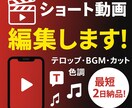 ショート動画編集／テロップ・BGM・カットします SNS・YouTubeショート・リール動画対応！ イメージ1