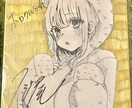 アナログ色紙お描きします お好きなキャラクターをアナログ色紙でお描きします イメージ3