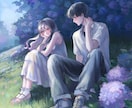 小説表紙・挿絵・一枚絵を制作します 一枚で物語を伝える世界観重視のイラスト イメージ1