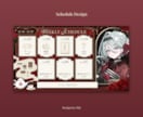 あなただけの予定表を作成します ✦Vtuber様におすすめ！世界観、個性を丁寧にデザイン✦ イメージ9