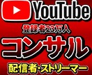 30万人ゲーム配信者がYouTubeコンサルします コンサルであなたを人気配信者にします！ イメージ1