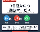 業界最安保証！英⇔日⇔中の翻訳します 激安！《文字単価0.1円》3言語どの組み合わせもOK イメージ1