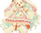 あなたの創作キャラををアナログ水彩で描きます 額装・現物発送も。あなたの「うちの子」描かせてください！ イメージ2