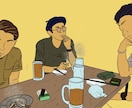 思い出の一コマをイラストにします あなたの素敵な思い出をイラストとしても残しませんか? イメージ3