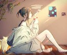 背景付きイラスト描きます 雰囲気のあるイラストであなたのやりたいことをサポート！ イメージ2